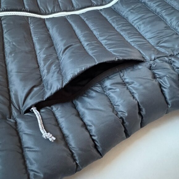 Stio Womens S Pinion Down Puffer Vest Jacket Gray Full Zip Magnet Pertex 100211 - Picture 7 of 9